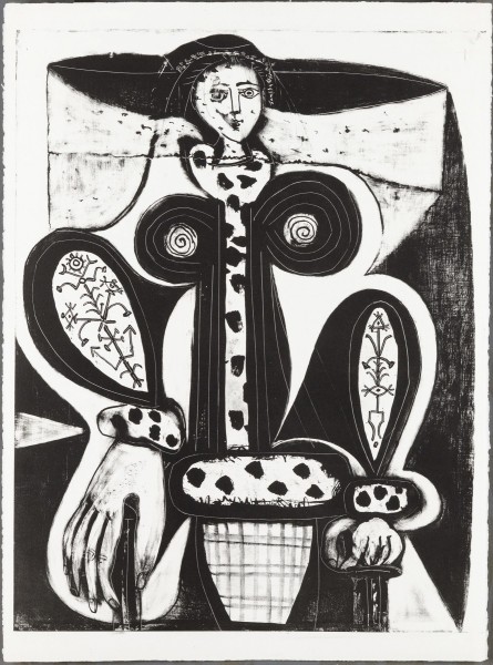 Picasso Lithograph: LA FEMME AU FAUTEUIL