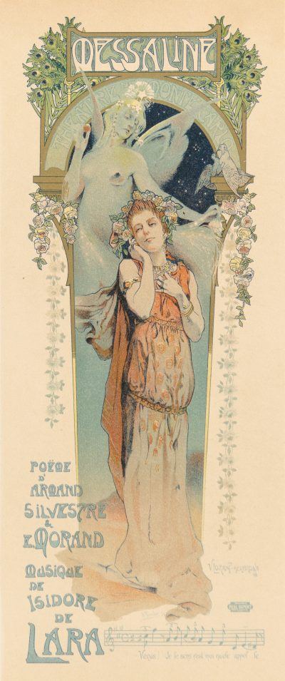 V. Lorant-Heilbronn lithograph MESSALINE