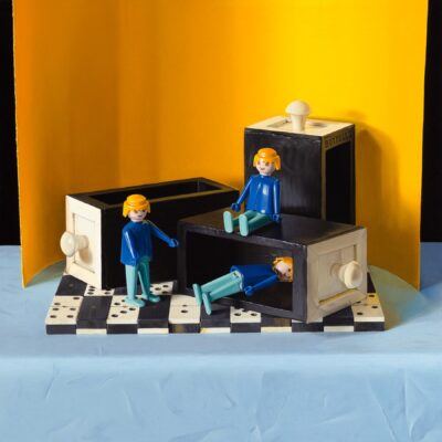 Ludovic Bottosso Oil Painting: Dominos