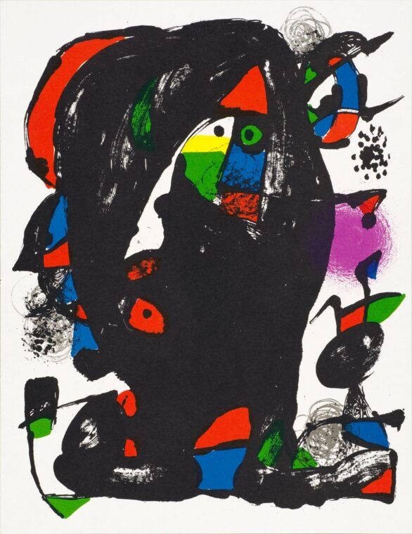 Joan Miró lithograph UNTITLED from Joan Miró Lithographes IV