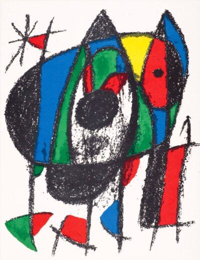 Joan Miró lithograph UNTITLED from Joan Miró Lithographes II