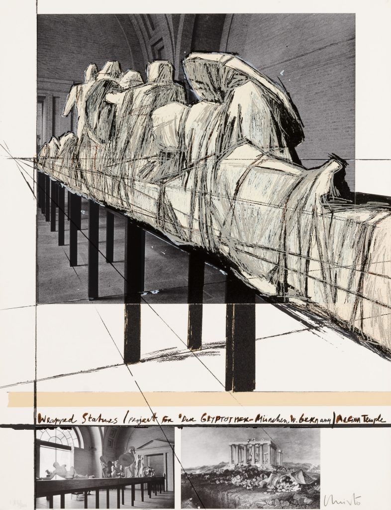 Christo Wrapped Statues