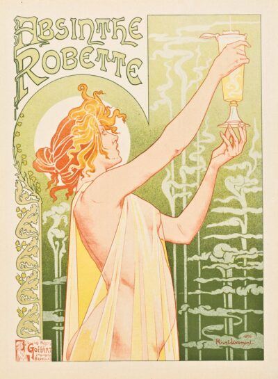 Georges Privat-Livemont lithograph Absinthe Robette