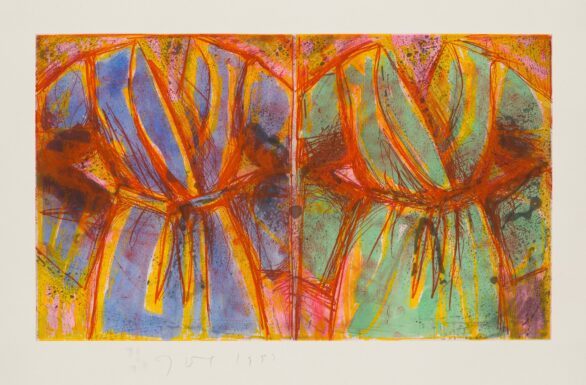 Jim Dine Print: Behind the Thicket