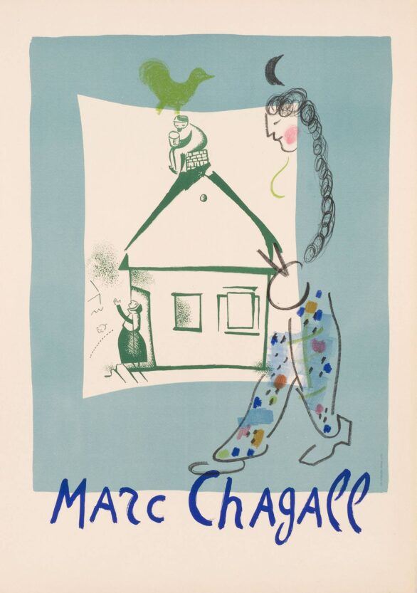 Marc Chagall LA MAISON DE MON VILLAGE