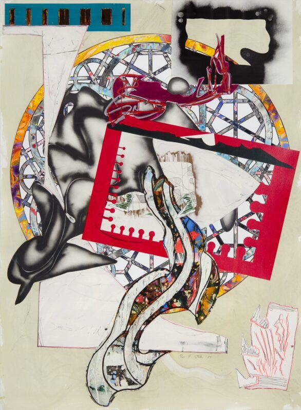 Frank Stella screenprint, lithograph and linocut The Pacific, from The Waves
