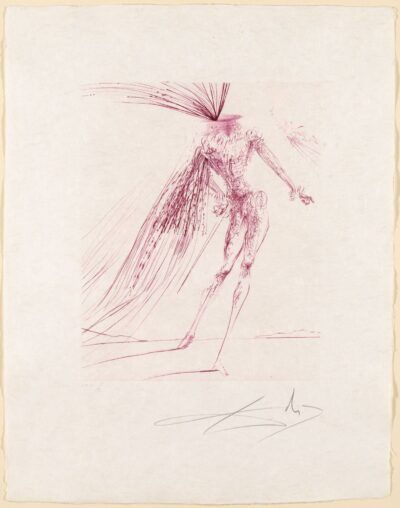 Salvador Dalí drypoint The Marquis