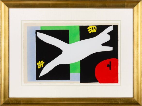 Henri Matisse pochoir La Nageuse dans l’Aquarium Framed