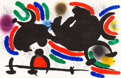 Joan Miró Lithograph UNTITLED from Joan Miró Lithographe I