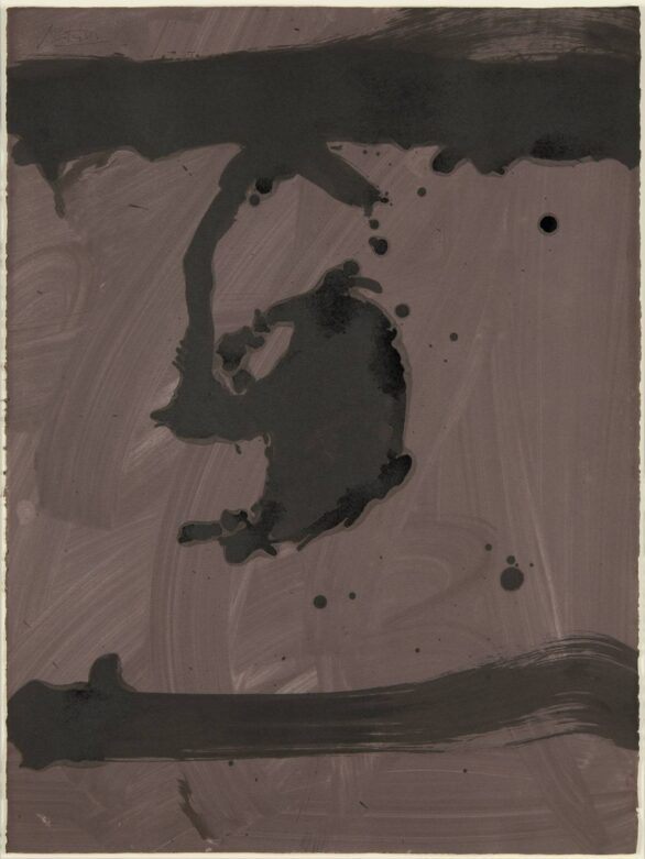 Robert Motherwell monoprint Untitled P75-3349