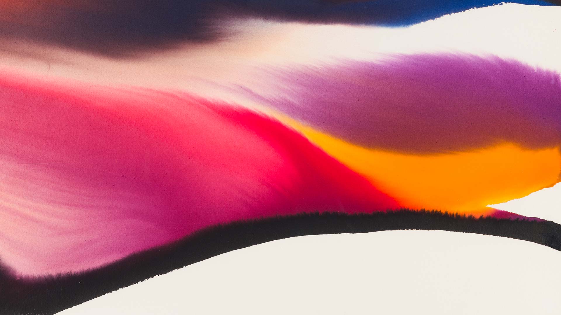 Paul Jenkins Watercolor Phenomena Overland Reach Slide Crop