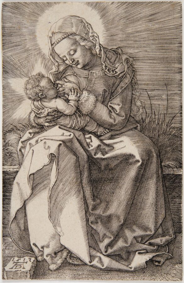 Albrecht Dürer engraving Madonna Nursing