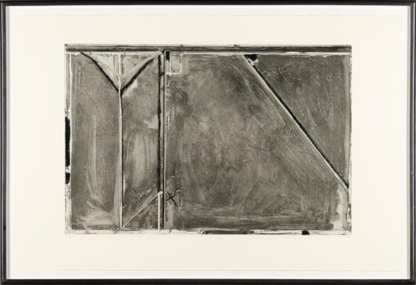 Richard Diebenkorn print aquatint & drypoint Folsom Street Variations II (Grey) Framed