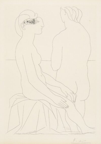 Pablo Picasso etching Femmes au Bain