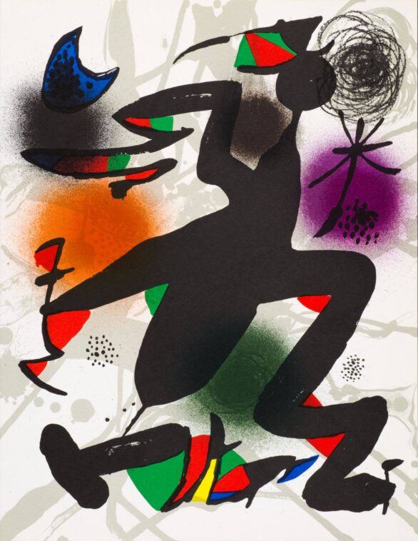 Joan Miró lithograph UNTITLED from Joan Miró Lithographes III