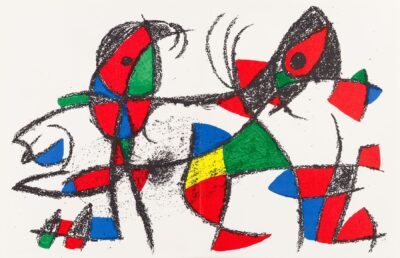 Joan Miró Lithograph UNTITLED from Joan Miró Lithographes II