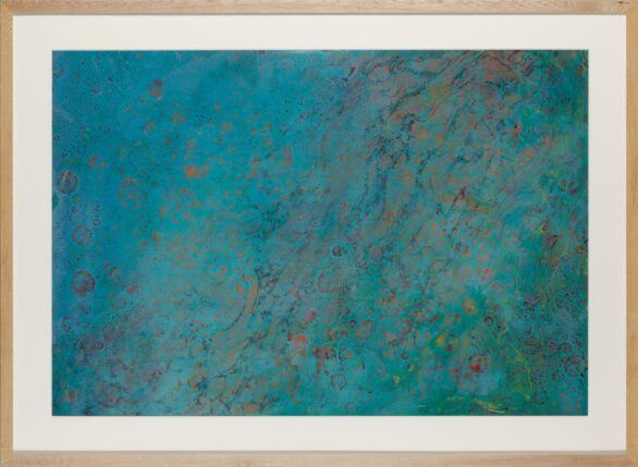 Hisako Kobayashi Oil Painting One and Only Force #4 Framed
