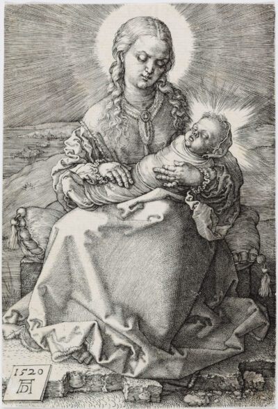 Albrecht Dürer engraving Madonna with the Swaddled Infant