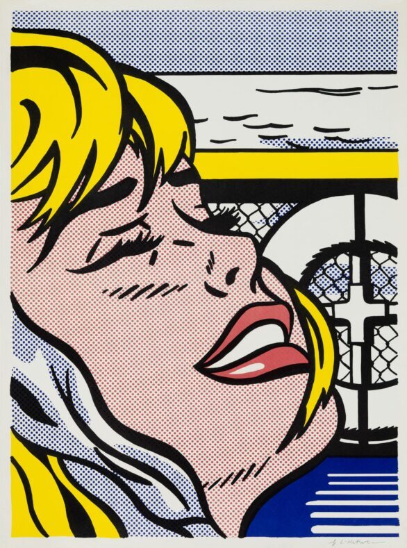 Roy Lichtenstein lithograph Shipboard Girl