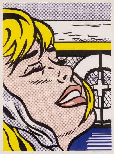 Roy Lichtenstein lithograph "Shipboard Girl"