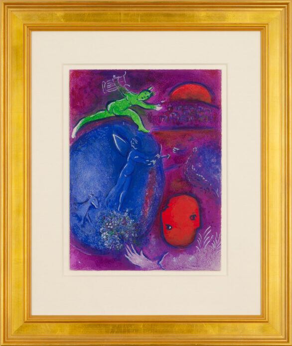 Marc Chagall Lithograph "Songe de Lamon et de Dryas"