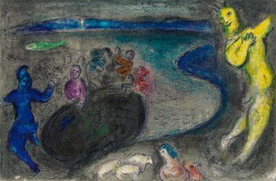 Marc Chagall Daphnis & Chloé Le Songe de Capitaine Bryaxis,