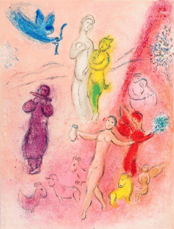 Marc Chagall Daphnis & Chloé La Fable de Syringe