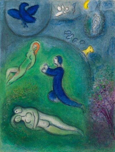 Marc Chagall Daphnis & Chloé Daphnis et Lycénion