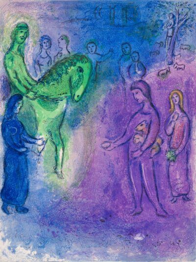 Marc Chagall Daphnis & Chloé Arrivée de Dionysophane