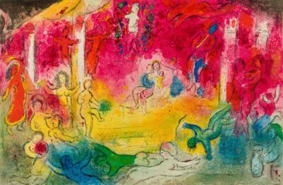 Marc Chagall Daphnis & Chloé: Temple et Histoire de Bacchus