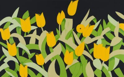 Alex Katz Screenprint Yellow Tulips