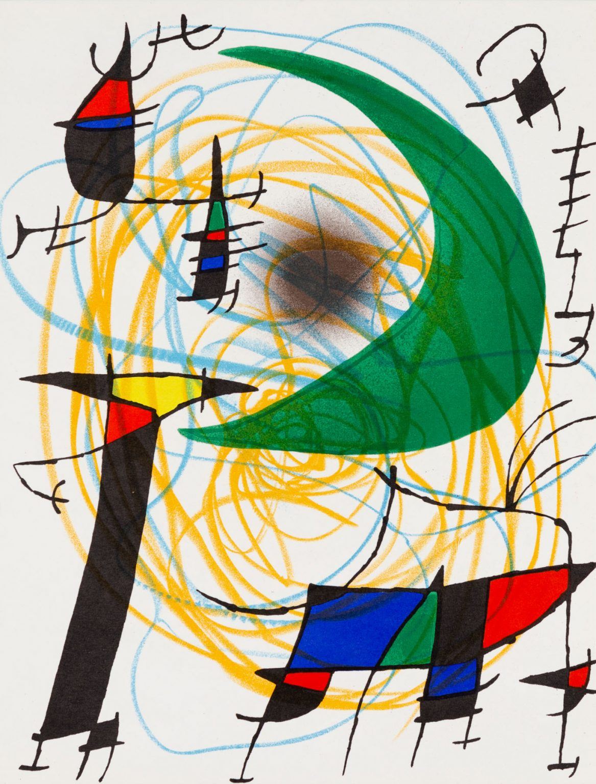 Joan Miró Lithograph: Untitled from Joan Miró Lithographe I 