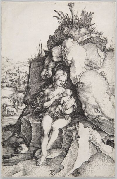 Albrecht Dürer Engraving: The Penance of Saint John Chrysostom