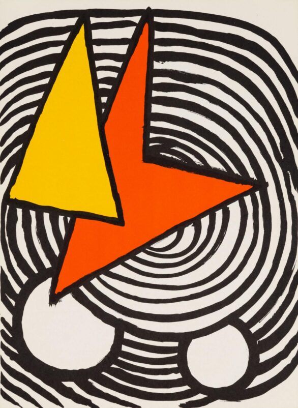 Alexander Calder lithograph: Untitled from Derriere le miroir