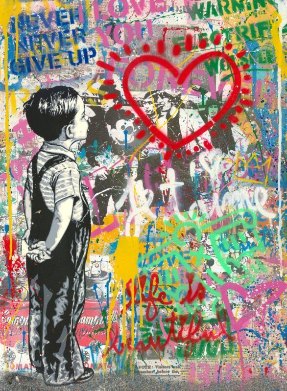Mr. Brainwash Painting With All My Love