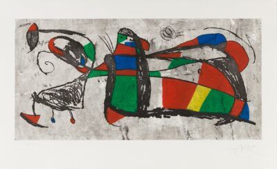 Joan Miró lithograph Tres Joan