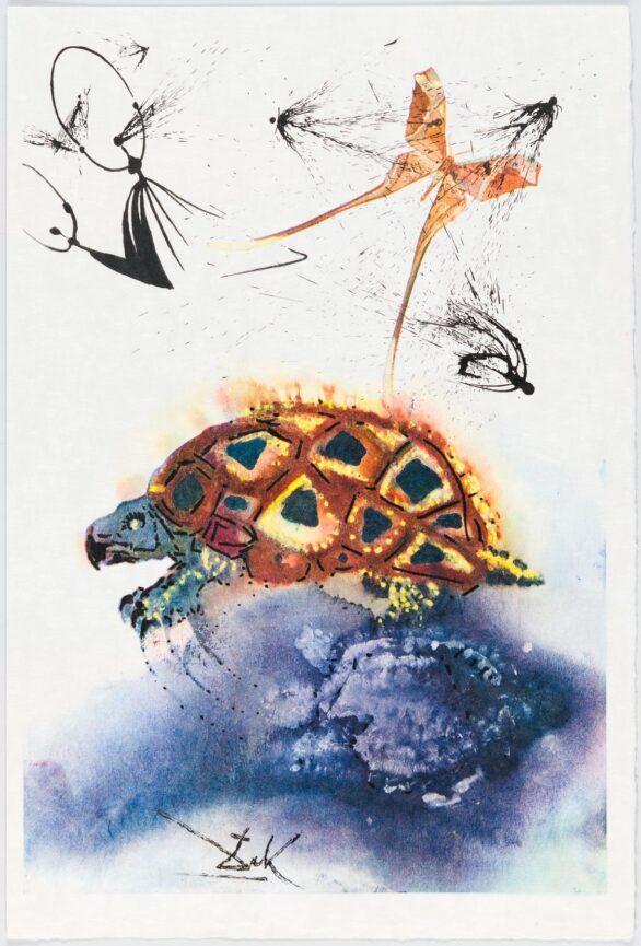 Salvador Dalí Heliogravure Then Mock Turtle’s Story