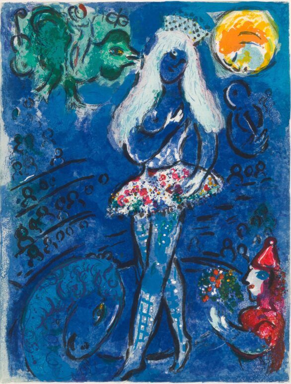 Marc Chagall Lithograph Untitled from The Circus