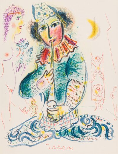 Marc Chagall Lithograph Untitled from The Circus