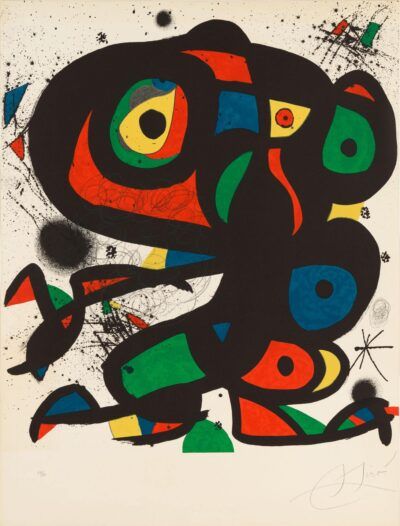 Joan Miro lithograph Colpir sense nafar 2