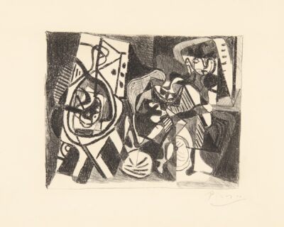 Pablo Picasso lithograph Scène d’intérieur