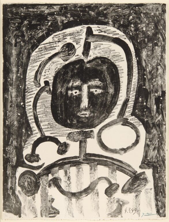Pablo Picasso lithograph Figure