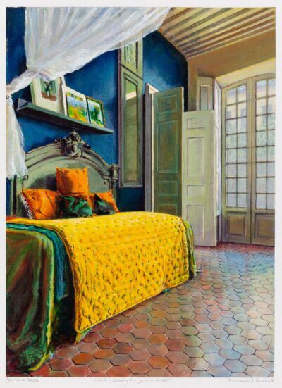 Kathleen Frank Painting Saboly 3 - Yellow Duvet, Avignon