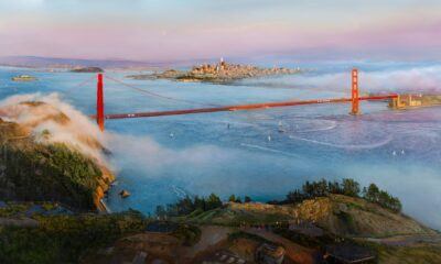 T.J. Mueller oil painting "San Francisco and the Golden Gate"