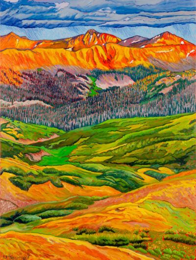 Kathleen Frank Oil Painting "In the Shadow of the San Juans"