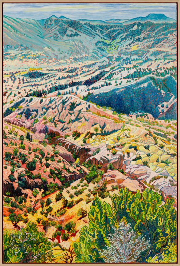 Kathleen Frank Oil Painting "Copper Canyon" Framed