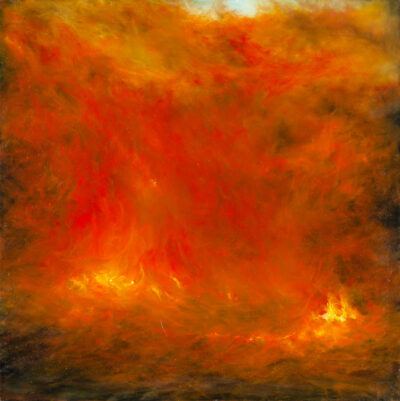 Andrew McIlroy oil painting "Tempest, Fire"