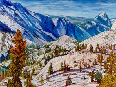 Kathleen Frank oil painting "From Tioga Pass"