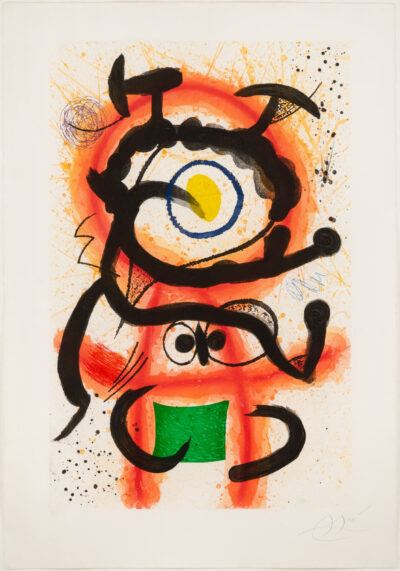 Joan Miró mixed media "Danseuse Créole"