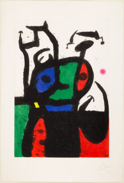 Joan Miró carborundum "Le Matador"